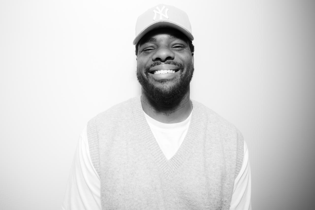 Mister Bounce B&W portrait